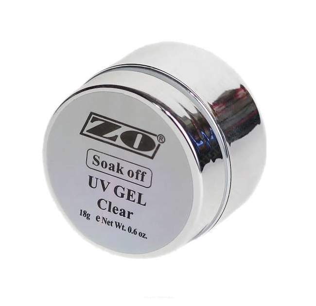 Био-гель для укрепления ногтей Zo Soak-off, clear, 18ml