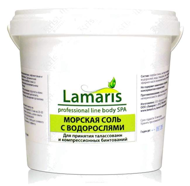 Морская соль с водорослями Морская соль с водорослями