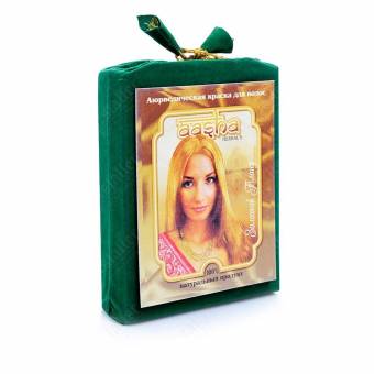 Аюрведическая краска для волос, Aasha Herbals, золотой блонд Аюрведическая краска для волос, Aasha Herbals, золотой блонд
